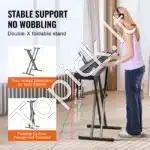 Elektrinis skaitmeninis pianinas, 88 pusiau svertiniai klavišai, juodas, su reguliuojamu stovu, 128.5 x 22.5 x 120 cm - Image 5