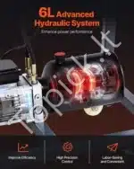 Elektrinis vamzdžių lenkimo staklės, 750W, su 6L hidrauliniu cilindru - Image 3