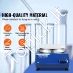 Galingas Magnetinis Maišytuvas (Mikšeris) Dideliam Tūriui – 20 L, 0–1500 Aps./Min., 280 x 160 mm - Image 3