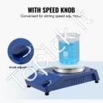 Galingas Magnetinis Maišytuvas (Mikšeris) Dideliam Tūriui – 20 L, 0–1500 Aps./Min., 280 x 160 mm - Image 4