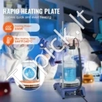 Galingas Skaitmeninis Magnetinis Maišytuvas Su Kaitinimu – 20 L, 340 °C, 0–1500 Aps./Min. - Image 2