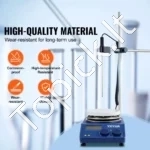Galingas Skaitmeninis Magnetinis Maišytuvas Su Kaitinimu – 20 L, 340 °C, 0–1500 Aps./Min. - Image 3