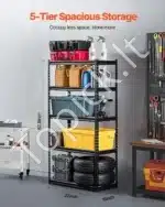 Garažo lentynos / stelažai, 5 pakopos, 81.3x40.6x159.6 cm, 907 kg - Image 3