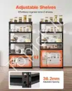 Garažo lentynos / stelažai, 5 pakopos, 81.3x40.6x159.6 cm, 907 kg - Image 4