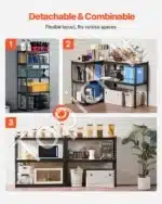 Garažo lentynos / stelažai, 5 pakopos, 91.4x40.6x181.3 cm, 907 kg - Image 5