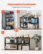 Garažo lentynos / stelažai, 5 pakopos, 91.4x45.7x182.8 cm, 907 kg - Image 5