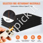 Garso izoliacinės plokštės, 4 vnt. / 120x60x5 cm - Image 2