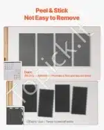 Garso izoliacinės plokštės, 4 vnt. / 60x30x5 cm, pilkos - Image 3