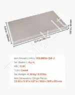 Garso izoliacinės plokštės, 4 vnt.  60x30x5 cm, smėlio spalvos - Image 6