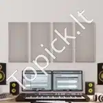 Garso izoliacinės plokštės, 4 vnt.  60x30x5 cm, smėlio spalvos - Image 7