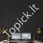 Garso izoliacinės plokštės, 5 vnt. / 120x60x1 cm, juodos - Image 8