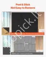 Garso izoliacinės plokštės, 5 vnt. / 120x60x1 cm, juodos - Image 3