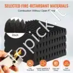 Garso izoliacinės plokštės, 50 vnt.  30x30x5 cm - Image 2