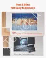 Garso izoliacinės plokštės, 6 vnt.  60x60 cm, tapybos imitacija - Image 3