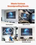 Garso izoliacinės plokštės, 6 vnt. / 60x60 cm - Image 5