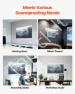 Garso izoliacinės plokštės, 8 vnt. / 40x30x1 cm, miško motyvas - Image 5