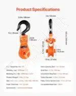 Gervės skriemulio blokas, 2 t / 4.5 t - Image 7