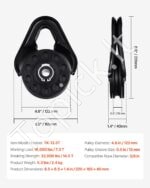 Gervės skriemulio blokas, 7.3 t / 14.5 t - Image 7