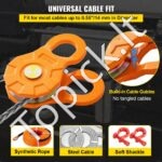 Gervės skriemulio blokas su kabliais, 2 vnt. / 11 t / 20 t - Image 5