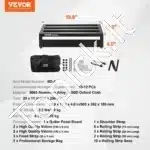 Gitaros pedalboardas su dėklu, 508 x 280 mm, aliuminio lydinys - Image 6