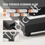 Gitaros pedalboardas su dėklu, 508 x 280 mm, aliuminio lydinys - Image 4