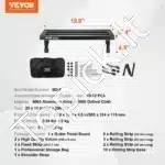 Gitaros pedalboardas su dėklu, 508 x 280 mm, sulankstomas, aliuminio lydinys - Image 6