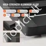 Gitaros pedalboardas su dėklu, 508 x 280 mm, sulankstomas, aliuminio lydinys - Image 4