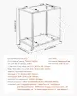 Grindinis Stovas kondicionieriams 900x500x900 mm | Dvigubas Laikiklis 9000–18000 BTU | Cinkuotas Plienas 250 kg - Image 7