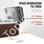 Hidraulinis SPA baseino dangčio keltuvas, reguliuojamas plotis 175-245 cm, aliuminio lydinys - Image 5