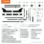 Hidraulinis SPA baseino dangčio keltuvas, reguliuojamas plotis 175-245 cm, aliuminio lydinys - Image 6