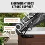 Hidraulinis SPA baseino dangčio keltuvas, reguliuojamas plotis 175-245 cm, aliuminio lydinys - Image 3