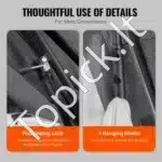 Hidraulinis SPA baseino dangčio keltuvas, reguliuojamas plotis 175-245 cm, aliuminio lydinys - Image 4