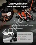 Hidraulinis ir pneumatinis motociklo keltuvas, 680 kg / 11.9-38.1 cm - Image 2