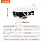 Įleidžiami lubiniai garsiakalbiai namų kinui, 20 cm, 200 W - Image 6