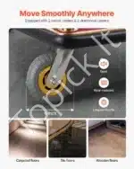 Išskirtinis aukso spalvos viešbučio bagažo vežimėlis, 500 kg, 108 x 64 x 186 cm - Image 4