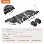 Ištraukimo lentos purvui / sniegui, 2 vnt., juodos - Image 6