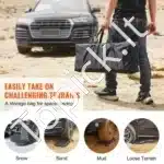 Ištraukimo lentos purvui / sniegui, 2 vnt., juodos - Image 5