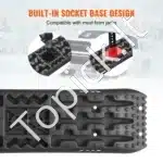 Ištraukimo lentos purvui / sniegui, 2 vnt., juodos, 104 x 28 x 7 cm - Image 3