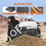 Ištraukimo lentos purvui / sniegui, 2 vnt., juodos, 104 x 28 x 7 cm - Image 4