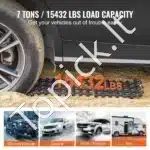 Ištraukimo lentos purvui / sniegui, 2 vnt., juodos - Image 2