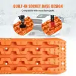 Ištraukimo lentos purvui / sniegui, 2 vnt., oranžinės 692 x 278 x 68 mm - Image 3