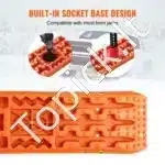 Ištraukimo lentos purvui / sniegui, 2 vnt., oranžinės - Image 3