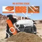 Ištraukimo lentos purvui / sniegui, 2 vnt., oranžinės - Image 4