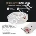 Mini Split Pajungimo Komplektas 15.24 m | Vario Vamzdis 6.35/12.7 mm (1/4'' ir 1/2'') | 12000–18000 BTU - Image 5