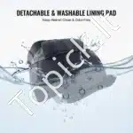 Juodas motociklo šalmas, 59-60 cm (L) - Image 6