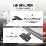 Kablio laiptelis  buferio apsauga, juoda, 38.5x31 cm  158 kg - Image 5