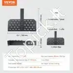 Kablio laiptelis  buferio apsauga, juoda, 38.5x31 cm  158 kg - Image 6