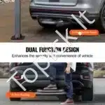 Kablio laiptelis / buferio apsauga, juoda, 48x27 cm / 158 kg - Image 2