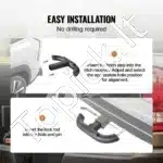 Kablio laiptelis / buferio apsauga, juoda, 48x27 cm / 158 kg - Image 5