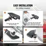 Kablio laiptelis / buferio apsauga, juoda, 65.5x39x14 cm / 158 kg - Image 5